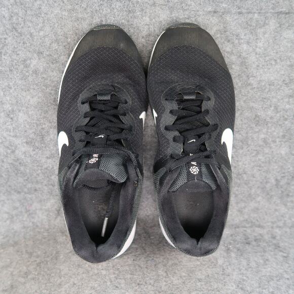 Nike Shoes Big Kids 5Y Athletic Trainers Revolution Running Sneaker Black White - Picture 8 of 14